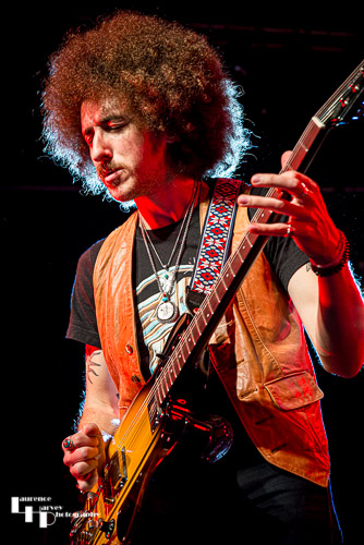 Henry James (Schneekluth) on backing vocals & guitar