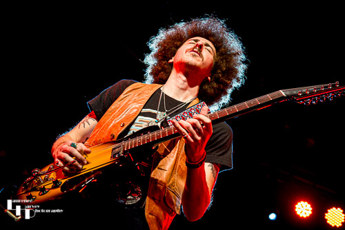 Henry James (Schneekluth) on backing vocals & guitar