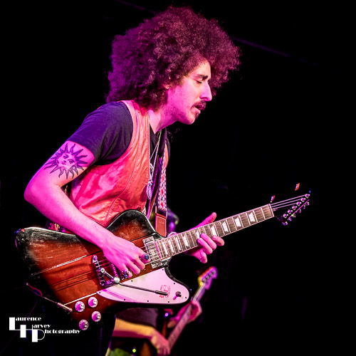 Henry James (Schneekluth) on backing vocals & guitar