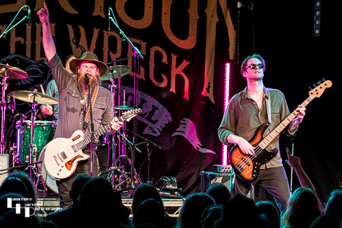 Robert Jon Burrison on vocals & guitar, Warren Murrel on bass