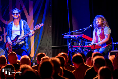 Warren Murrel on bass, Jake Abernathie on keys