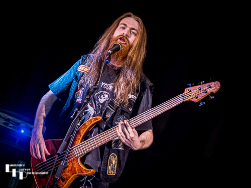 Callum Mitchell on bass