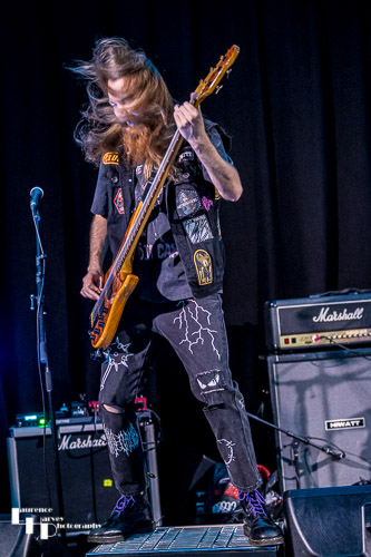 Callum Mitchell on bass