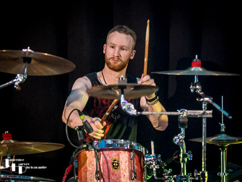Aaron Levens on drums