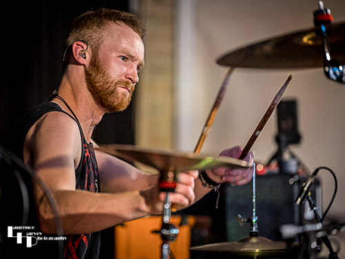 Aaron Levens on drums