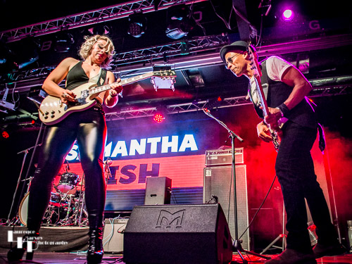 Samantha Fish on vocals & guitar, Ron Johnson on bass