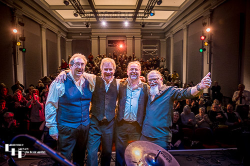 The Searchers & Hollies Experience on stage at Diss Corn Hall