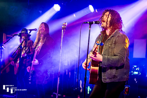 Shaman's Harvest on stage at The Waterfront