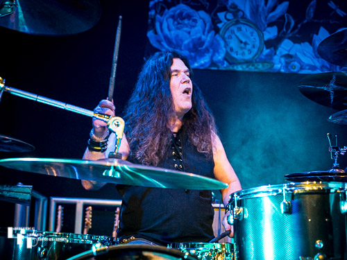 Jon Clayton on drums