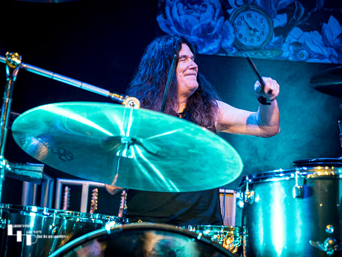 Jon Clayton on drums