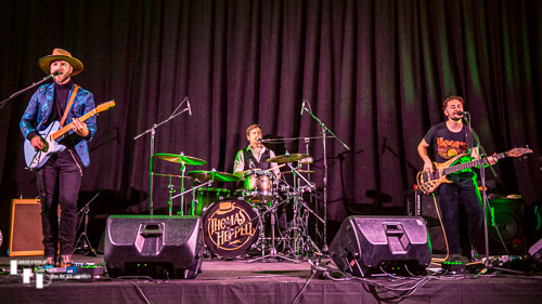 Thomas Heppell & his band on stage at The John Peel Centre