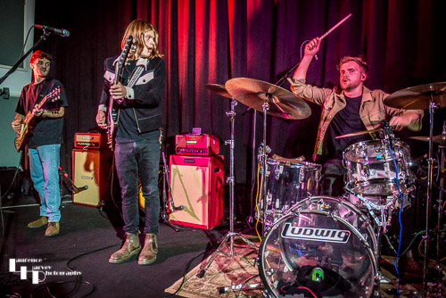 Toby Lee & his band on stage at The John Peel Centre