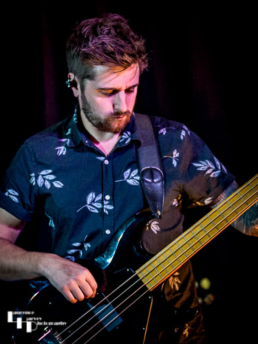Sam Collins on bass