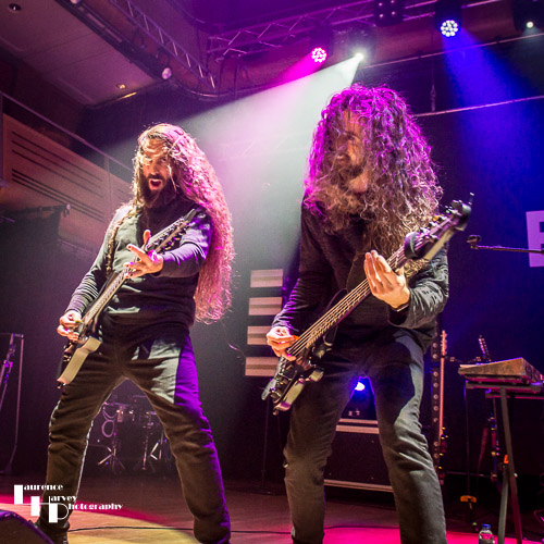 Dru Lappin on guitar, Kellen Kroll on bass