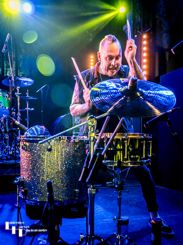 Nicky Waters on drums