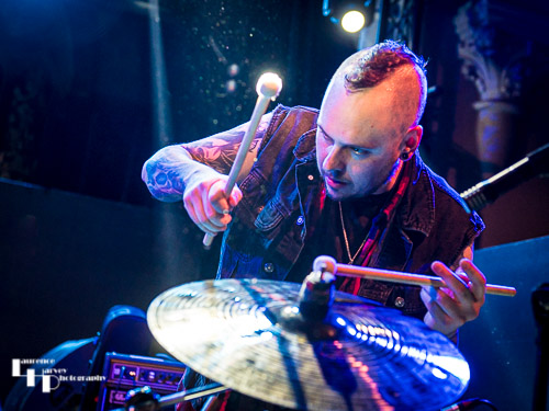 Nicky Waters on drums