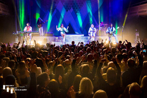 Voulez Vous on stage at The Apex