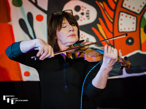 Ophelia Mills on violin
