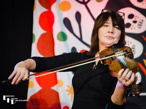 Ophelia Mills on violin