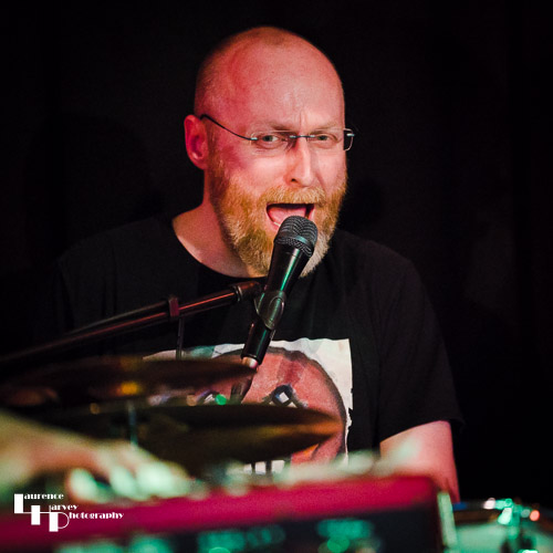 Tom Edwards on drums