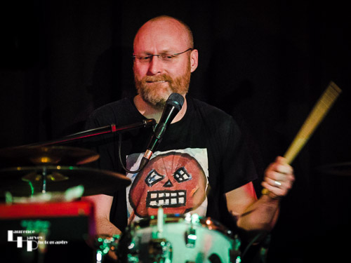 Tom Edwards on drums