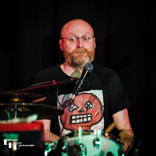 Tom Edwards on drums