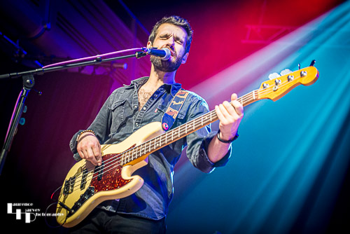 Adam Bowers on bass