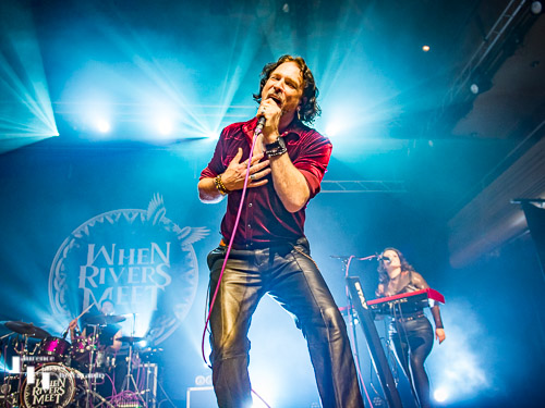 Aaron Bond on vocals