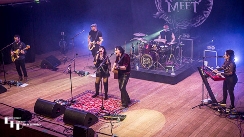 When Rivers Meet on stage at The Apex