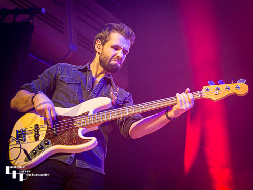 Adam Bowers on bass