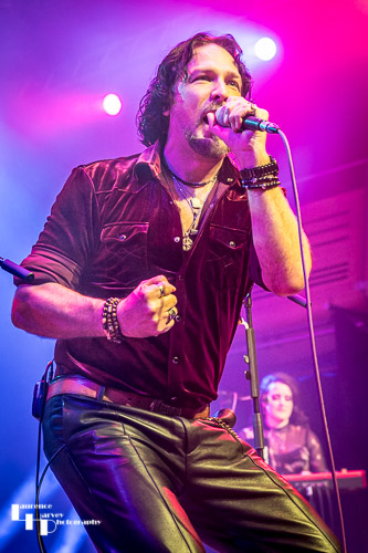 Aaron Bond on vocals