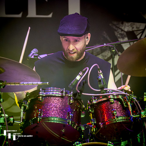 James Fox on drums