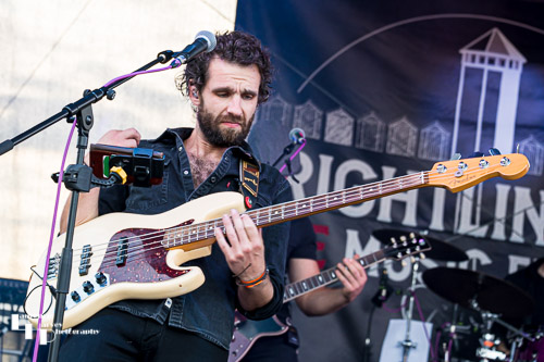 Adam Bowers on bass