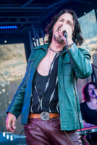 Aaron Bond on vocals