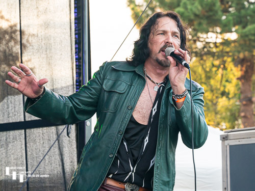 Aaron Bond on vocals