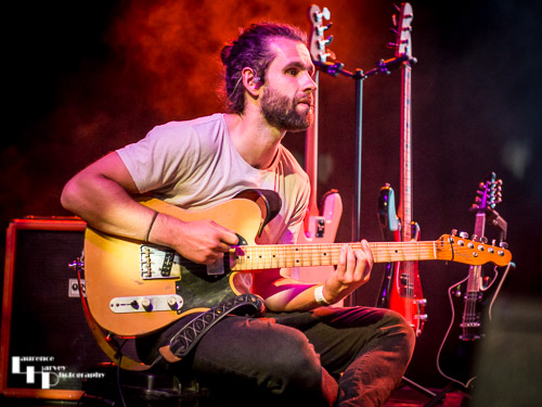 Adam Bowers on guitar