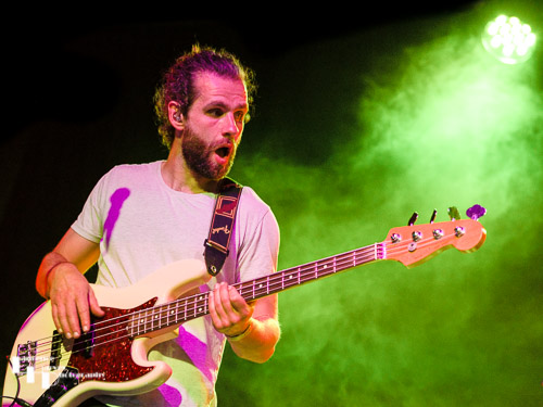 Adam 'Ads' Bowers on bass