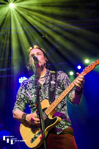 Aaron Bond on guitar & vocals