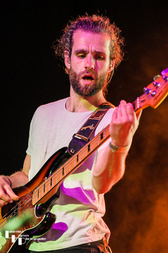 Adam 'Ads' Bowers on bass