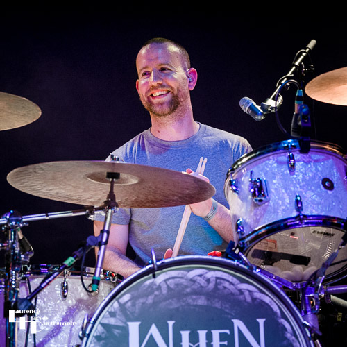 James 'Foxy' Fox on drums