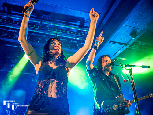 Grace Bond on vocals, Aaron Bond on guitar & vocals