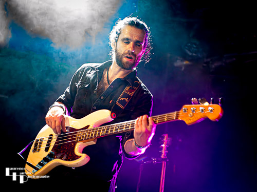 Adam Bowers on bass