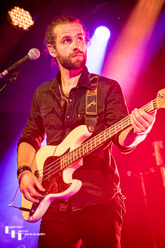 Adam Bowers on bass