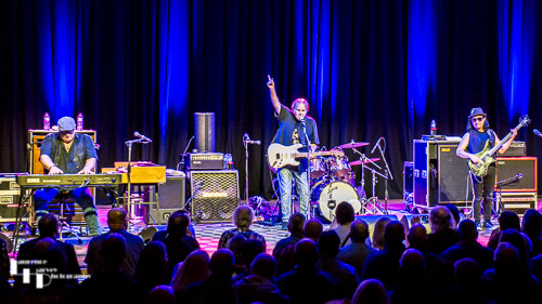 The Walter Trout Band on stage at The Apex