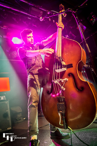 Dick Dynamite on double bass