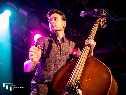 Dick Dynamite on double bass