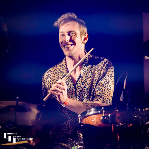 Will Bennett on drums