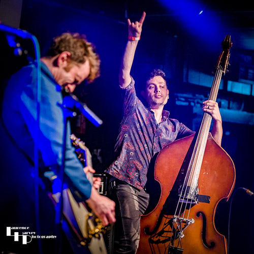 Ray Waters on vocals & guitar, Dick Dynamite on double bass