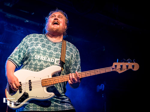 Ant Greenwell on bass