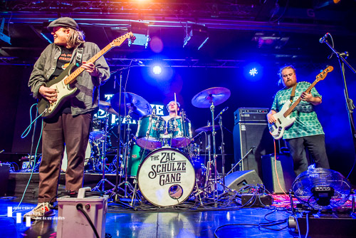 The Zac Schulze Gang on stage at Epic Studios